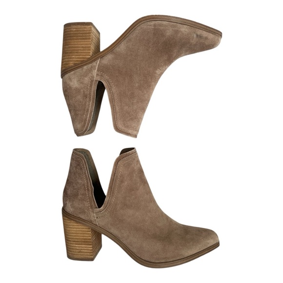 Steve Madden Tan Suede Ankle Boots - Picture 6 of 9